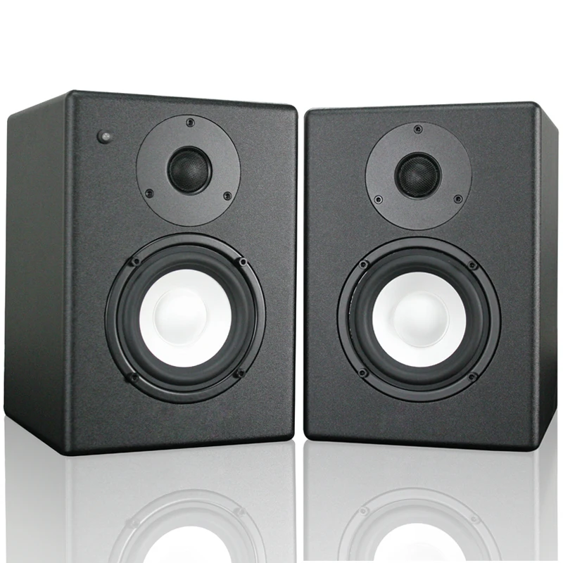 Bi-amplified Smooth Sound Quality Speakers Bookshelf Magnetically Shielded Wooden Cabinet Desktop Computer Monitor Speakers