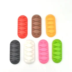 Cable Organizer Silicone USB Cable Winder Flexible Management Clips For Mouse Headphone Earphone Cable Holder