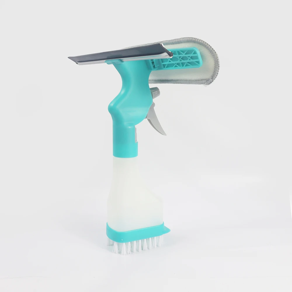 profession Double-sided window squeegees cleaning with cleaning brush window scrubber for car kitchen window glass clean