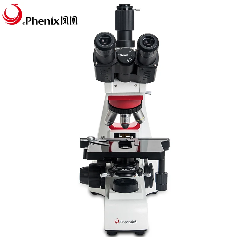 Phenix 40X-1600X Microscope with 5MP CMOS Camera Live blood analysis Biological Trinocular Microscope