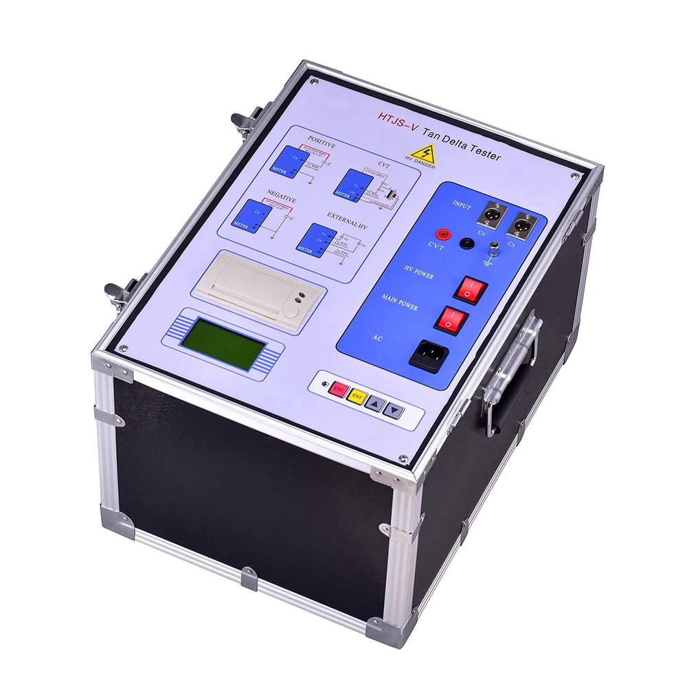 B HTJS-V Full-automatic Anti-interference Dielectric Loss Tester Tan Delta Tester For Transformer Substation