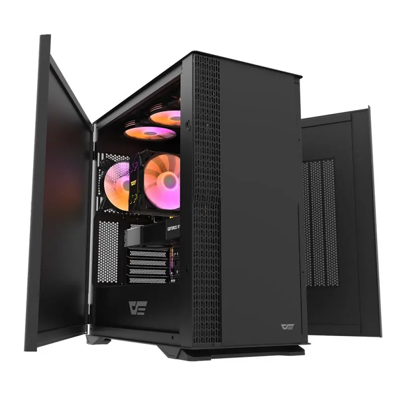 darkFlash DLX200 Silent Wholesale E-ATX Full Tower Office Case Desktop Computer PC Case Gaming for sale