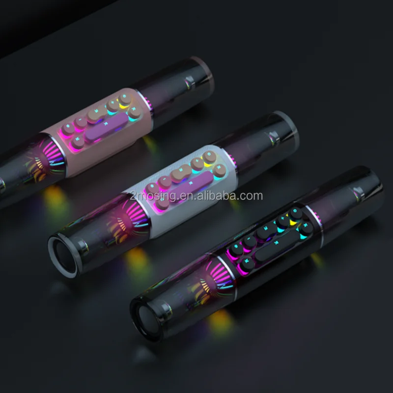 Transparent Sound Bar Strong Bass Wireless Gaming Speakers Portable 3D Home Theater Stereo RGB Computer Soundbar  For Pc