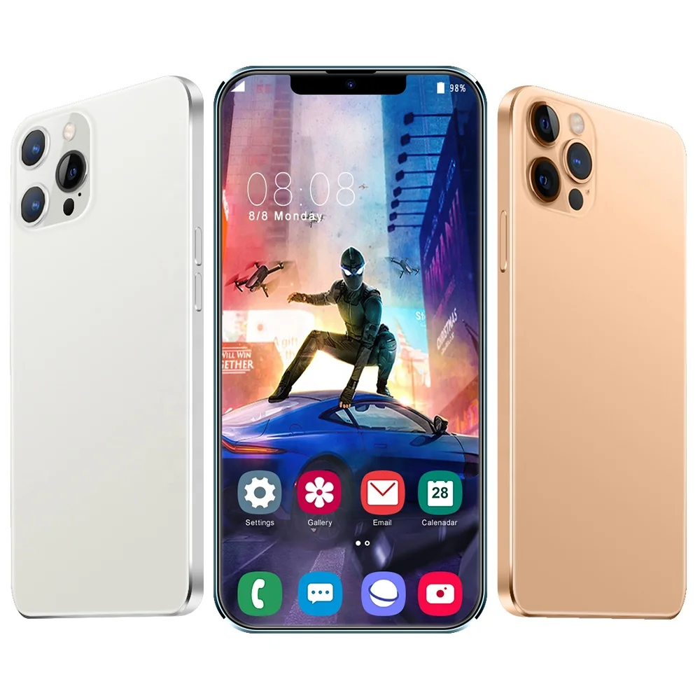 I13pro Max Ready To Ship Mobile Cellphones 3gb+32gb Waterproof Smartphone Original 4g Phones