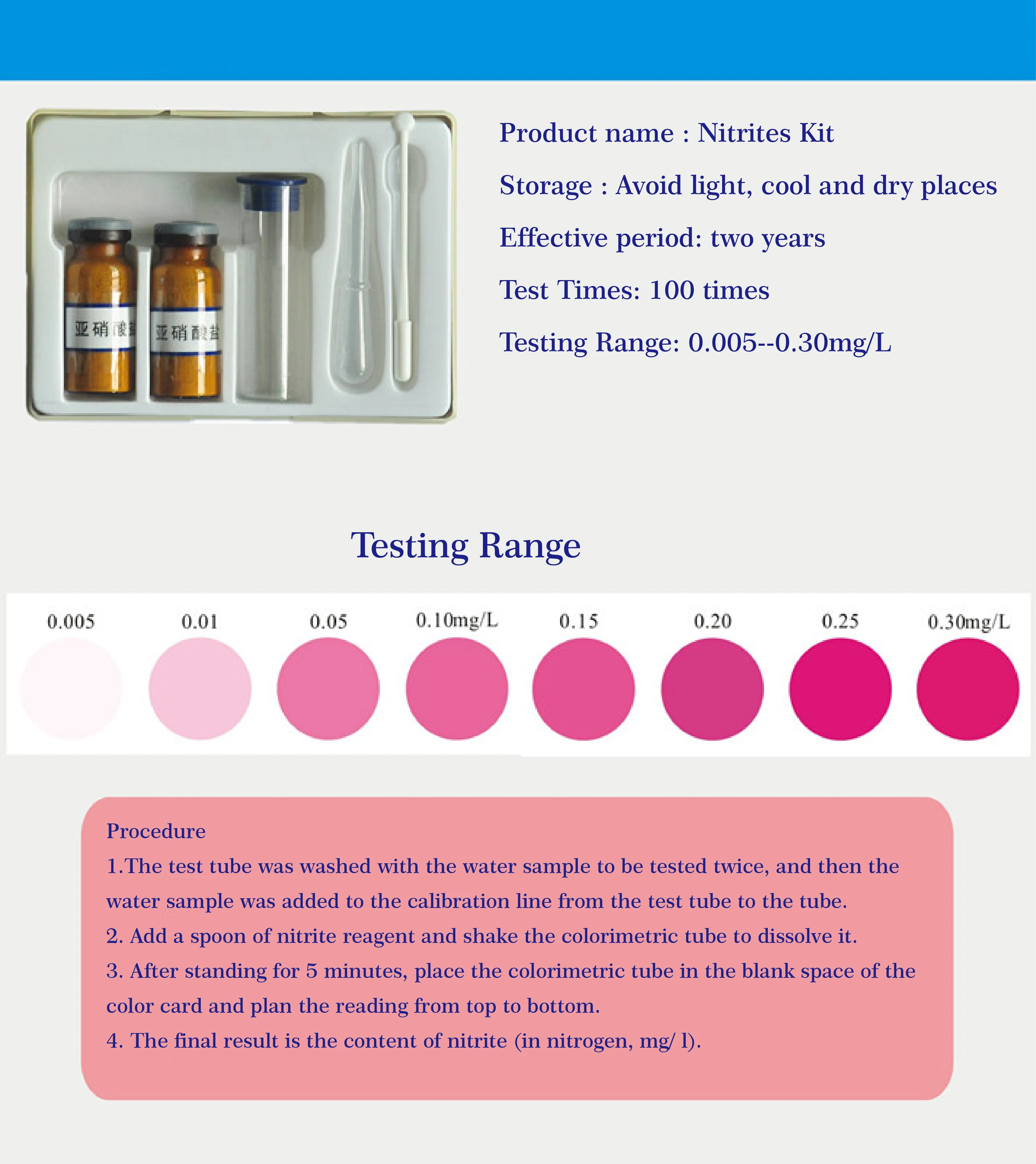 fish pond Ammonia Nitrogen test Kit water  test kits