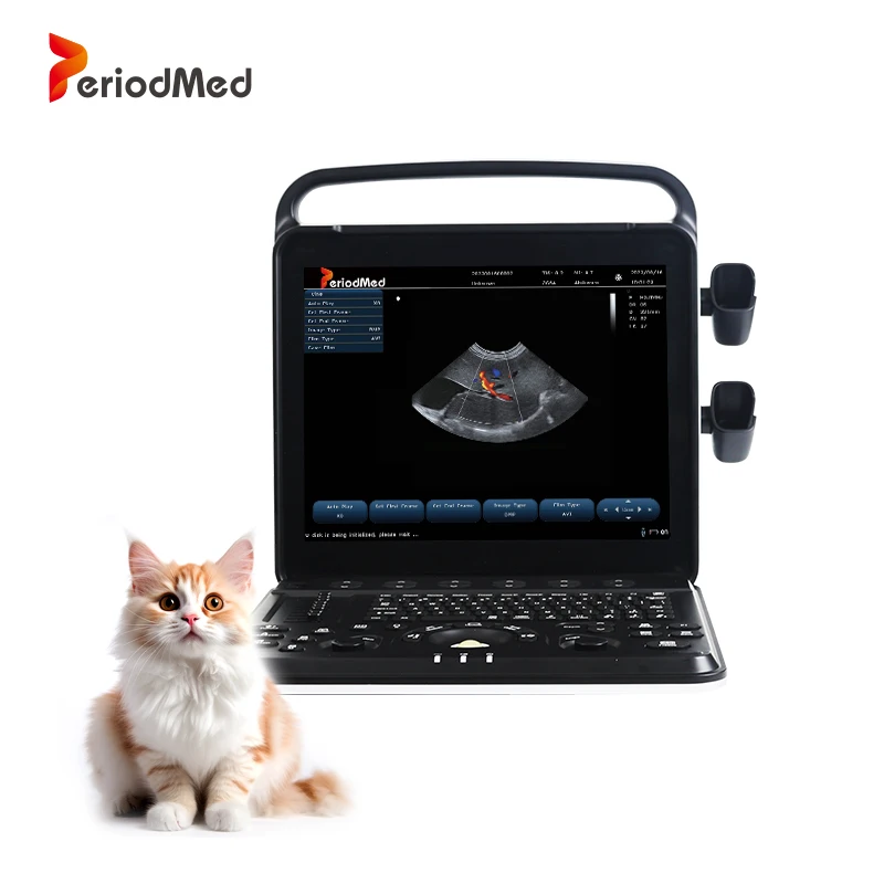 Periodmed hot sale color doppler handheld sonoscape trolley led screen  for veterinarian