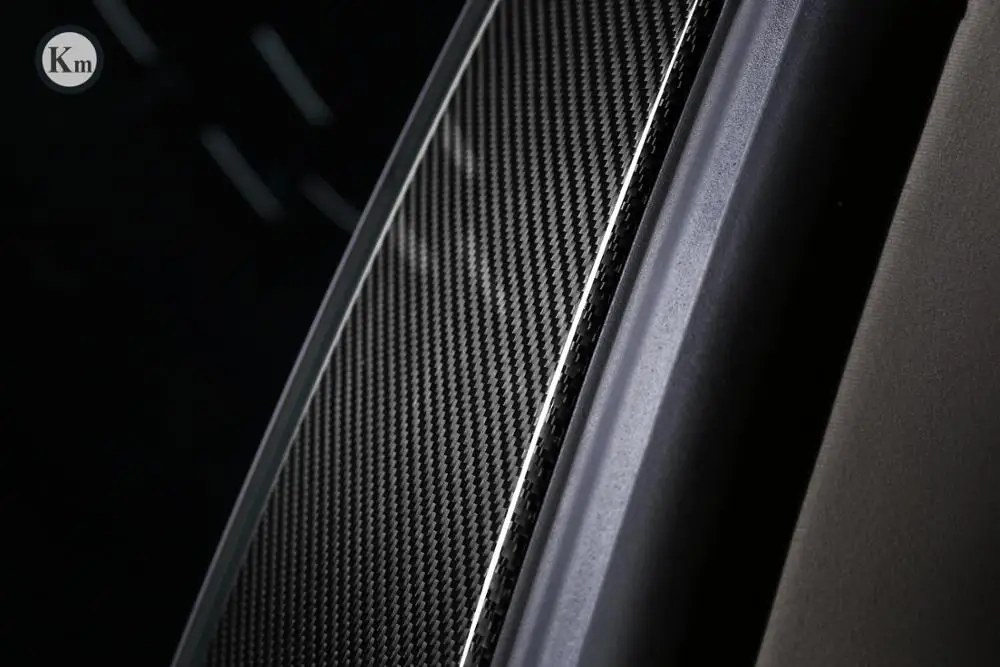 KM для Maserati ghiали Quattroporte M156 M157 2014-2016 углеродное волокно средняя отделка столба окна Литье