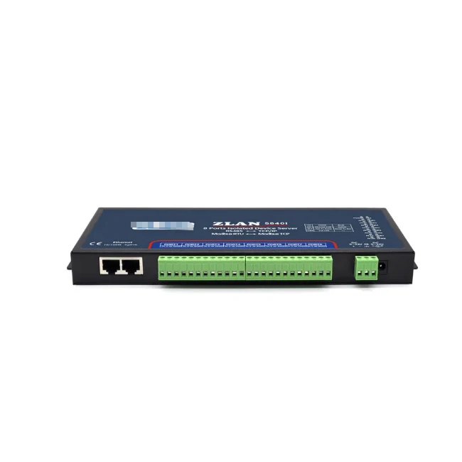 Изолированный 8 последовательных портов RS485 в Ethernet преобразователь ZLAN5840I IOT сервер поддержки последовательного устройства Modbus