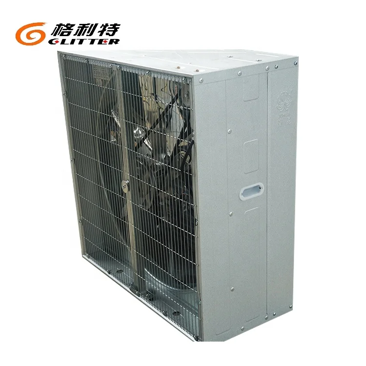 glasshouse large window mounted galvanized metal body stainless steel propeller ventilation exhaust fan 50inch push-pull type
