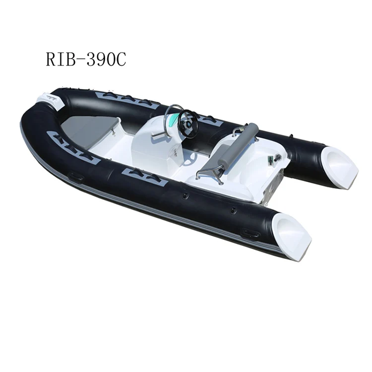 
custom cheap hull hypalon material rigid inflatable fiberglass rowing cabin rib boat 