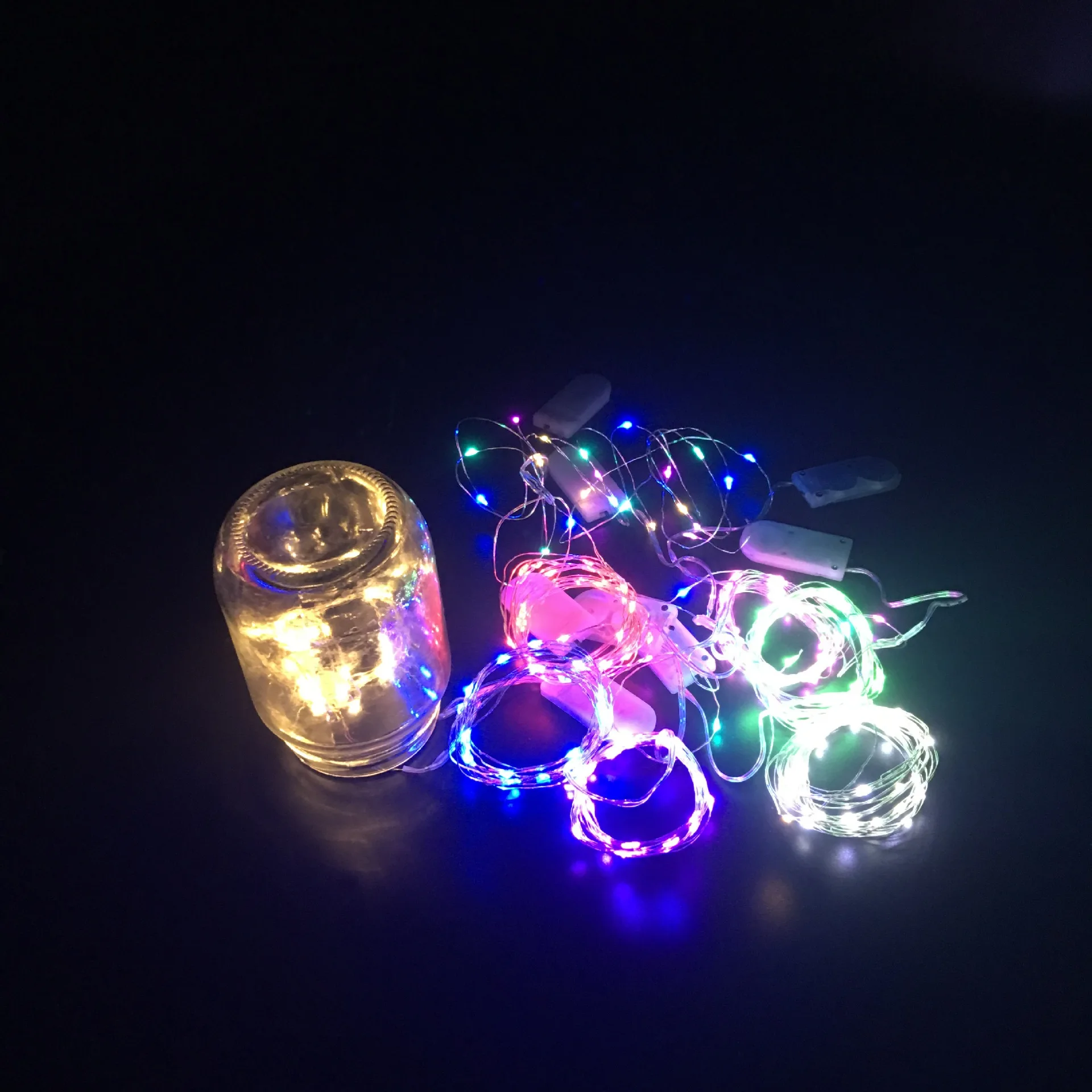 Cr2032 Other Holiday Lighting Mini Micro Copper Wire Light Battery Operated Led Strip String Fairy Lights