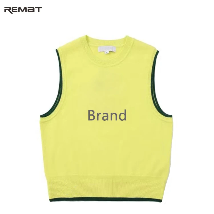 Golf Clothing V-neck Golf Vest Autumn Winter Sports Knitted Vest