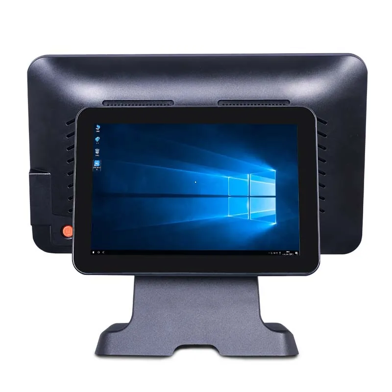 15.6 Inch HD Touch Screen POS Terminal WIN11 or Android Cash Register Machine with LED8 or VFD220 11.6 Display for Checkout