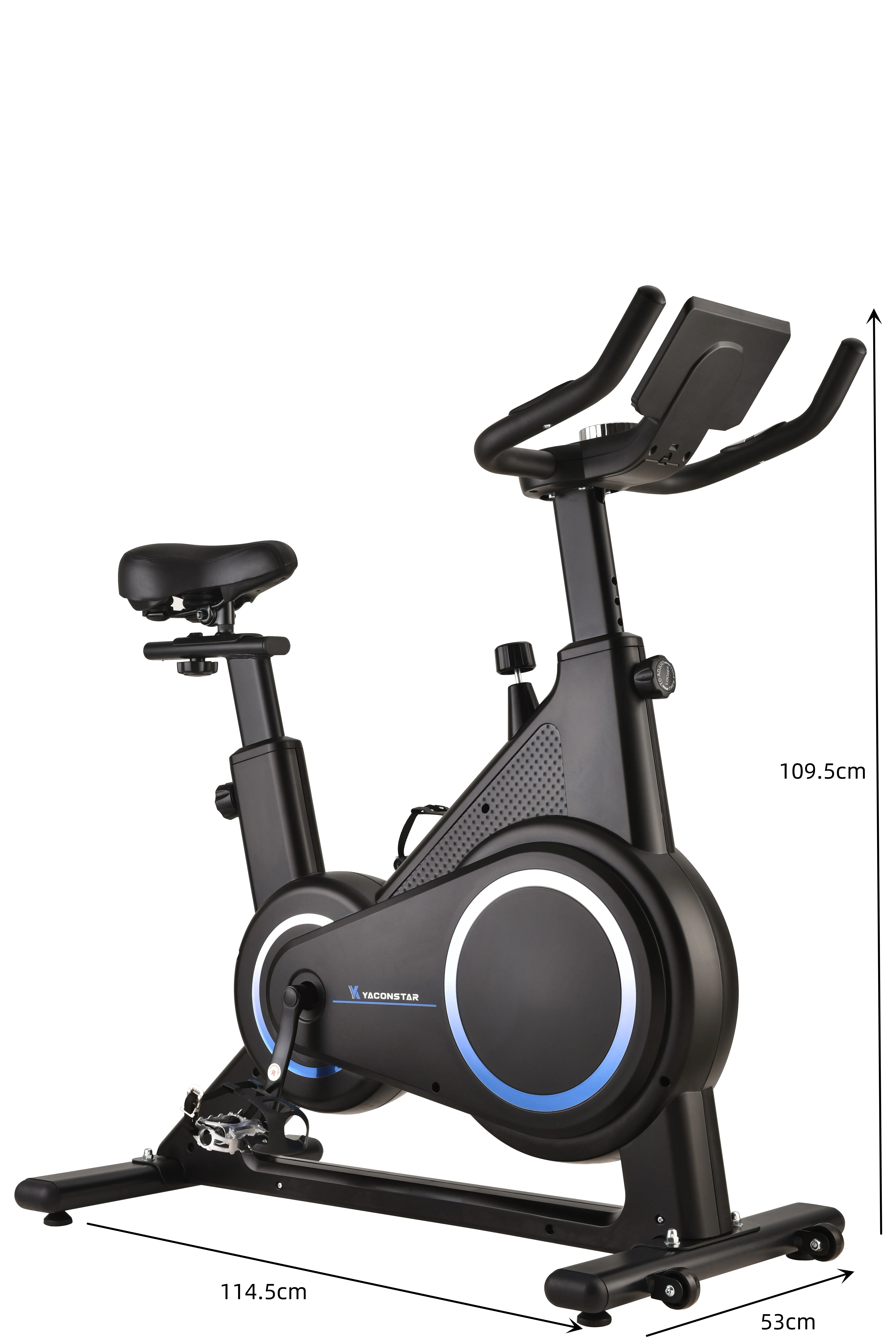Indoor Used Fitness Exercise Equipment Cardio Exercise Bike Spin Machine Weight Loss Spinning Bicycle with Monitor