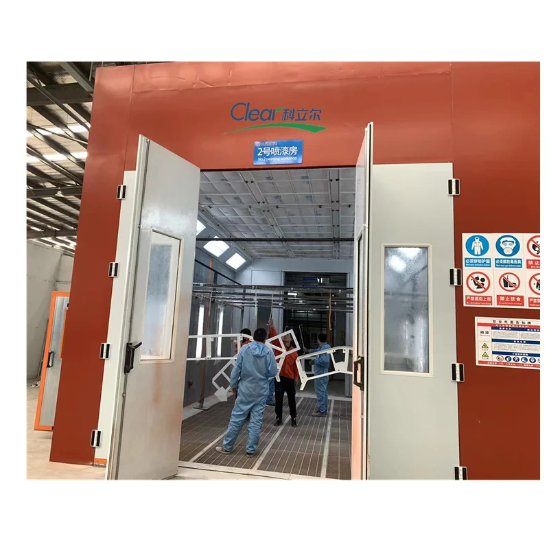 Большая покрасочная машина/стенд для промышленных деталей или грузовиков/контейнеров