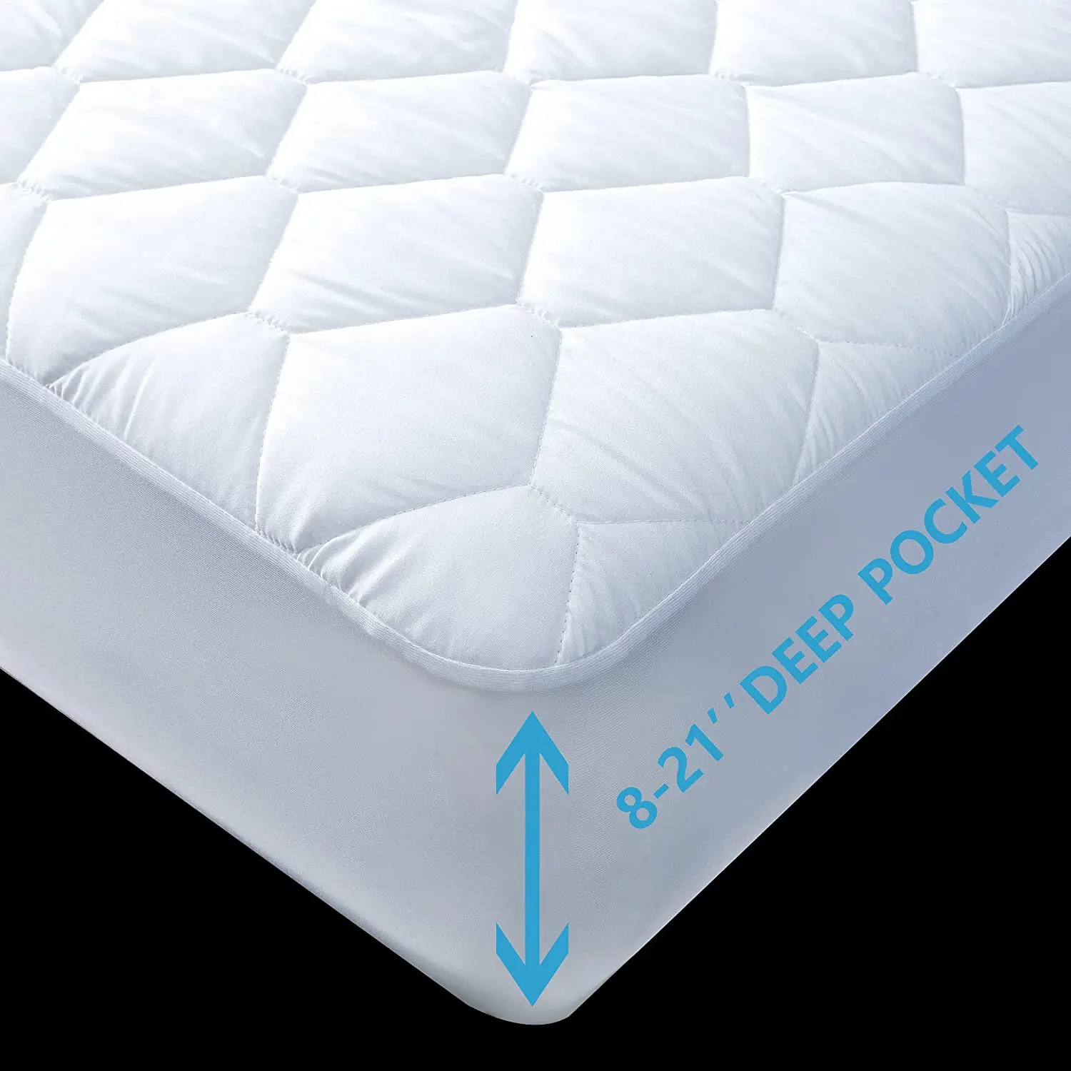 Ready to Ship  Twin Size 100% Waterproof And Highly Elastic Skirt quilted waterproof  Mattress Protector
