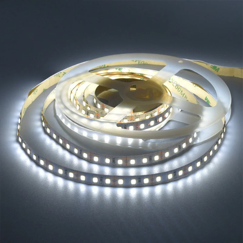 2835 Smd Янтарный Свет Светодиодная лента 10 м/рулон лм/в220 + Cri90 12 В 5 мм 120 теплый белый холодный алюминий 90 склад