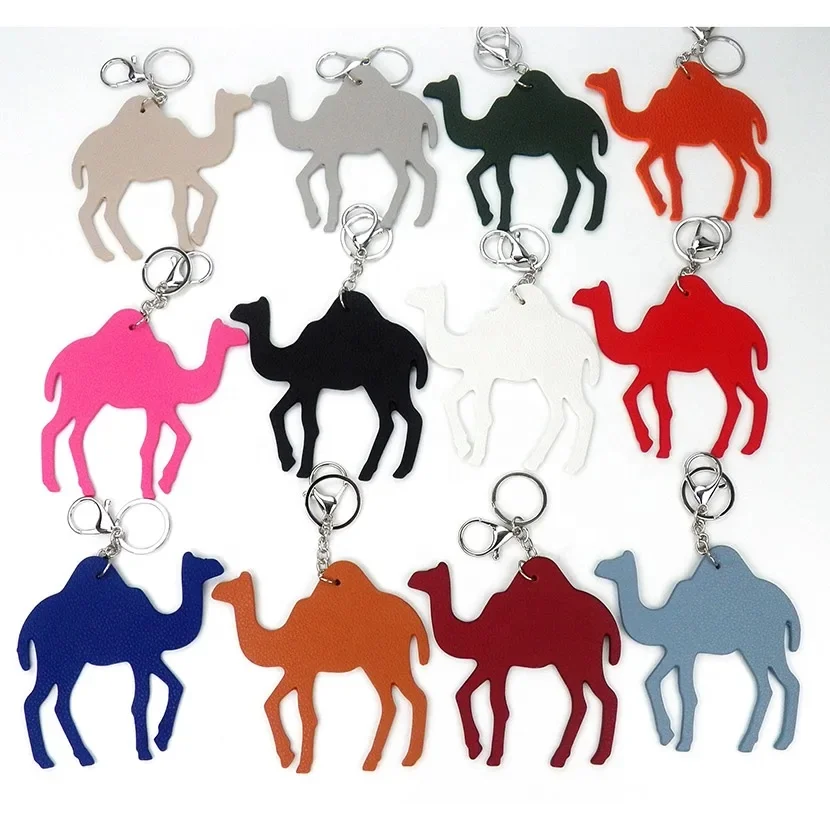 2024 New Designer Leather Bag Charm Pendant Camel Animal Shape Keychain Decoration Luxury Mini Brikin bag Charm