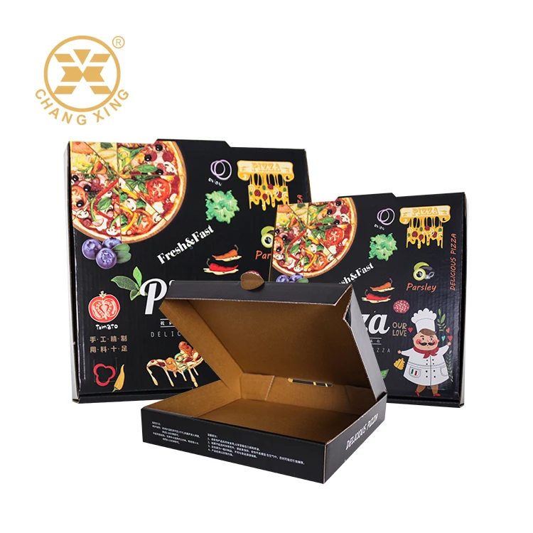 Коробка для пиццы, дизайн принтера, cajas de papel para pizzas, 25 см, 22 см, cajas de 33 см, 13 дюймов, коробка для доставки теста для пиццы