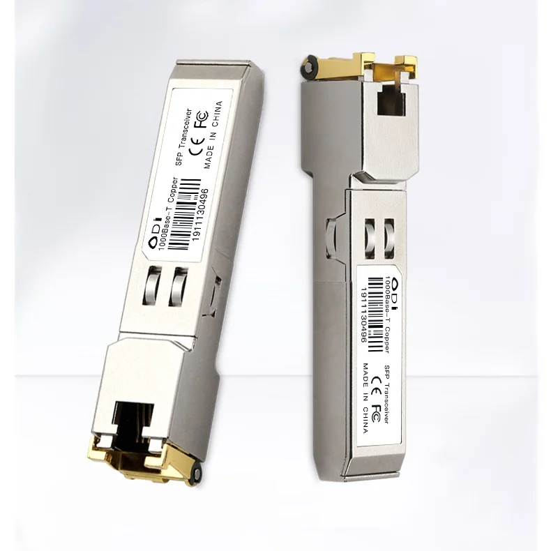 10/100/1000Base-T copper GBIC Gigabit Mini GBIC Module SFP Copper RJ45 SFP Transceiver Compatible with Cisco/Mikrotik
