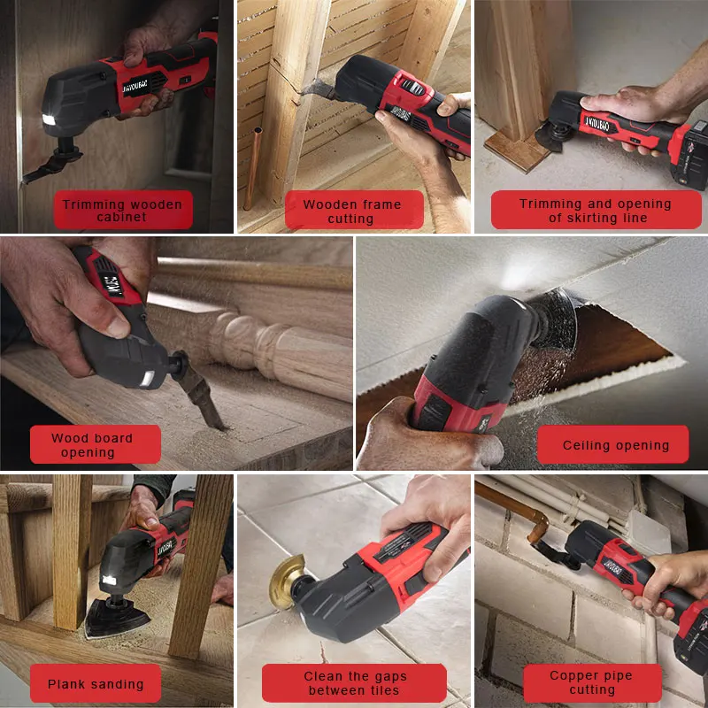 
16V oscillating multi-function tool, six speed adjustment 