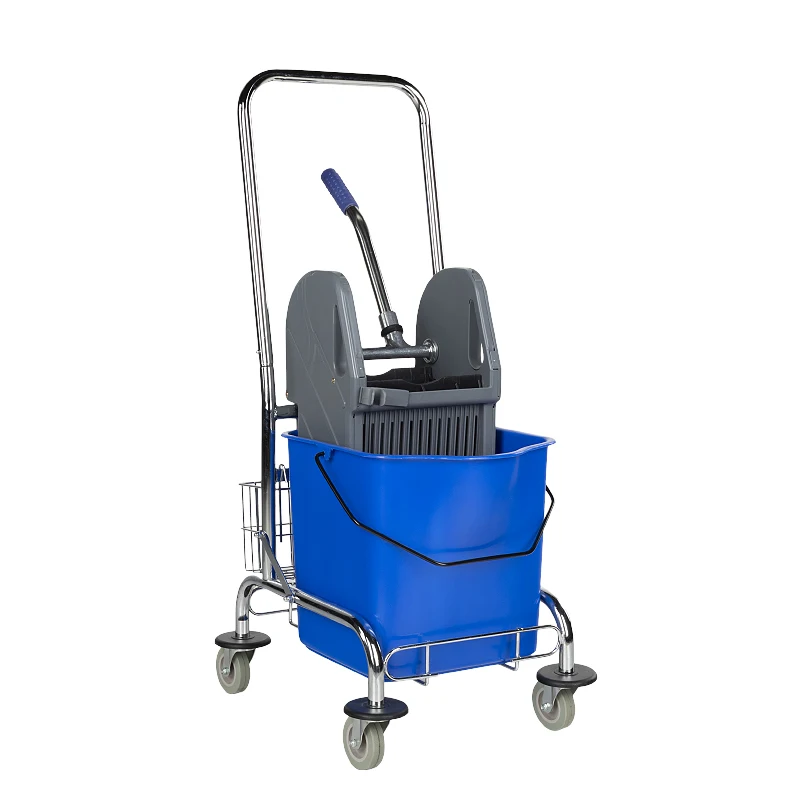 AF08082 30L BAIYUN Blue Bucket Cleaning  Tools Mop Wringer Trolley