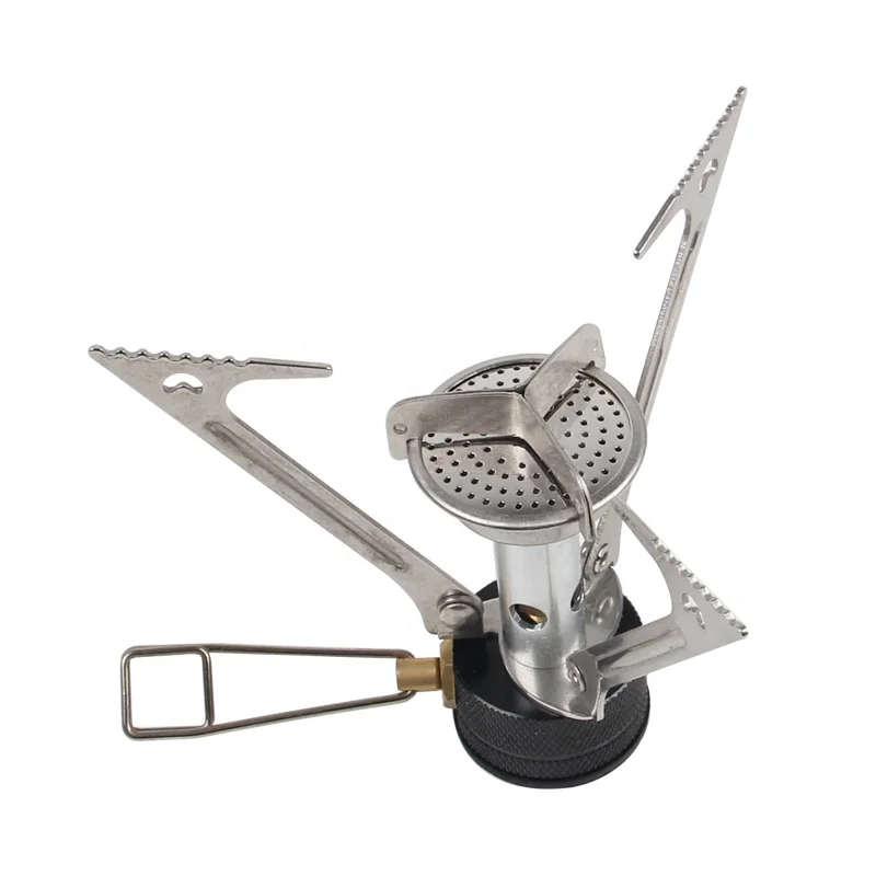 Outdoor camping stove  Portable Picnic Camping Gas Cooking Stove Portable Ultralight Burner Pocket Rocket Stove