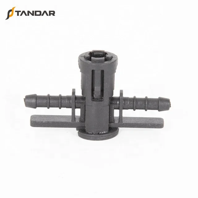 T Type Injector Leak Off Connector 2 Ways For Audi Common Rail Injector