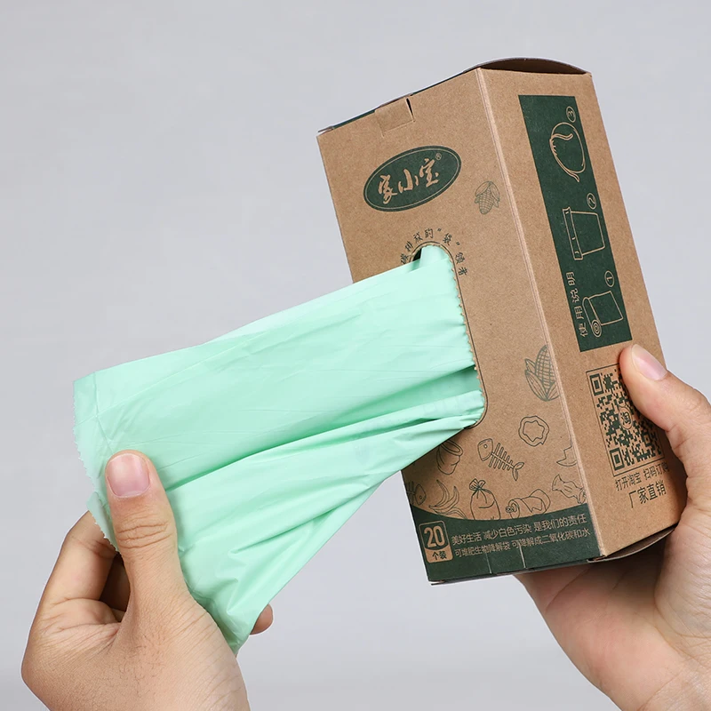 oxo-biodegradable trash bags 4 galon bpi certified compostable 100% plastic garbage bag rolls for kitchen wasteoxo-biodegradable