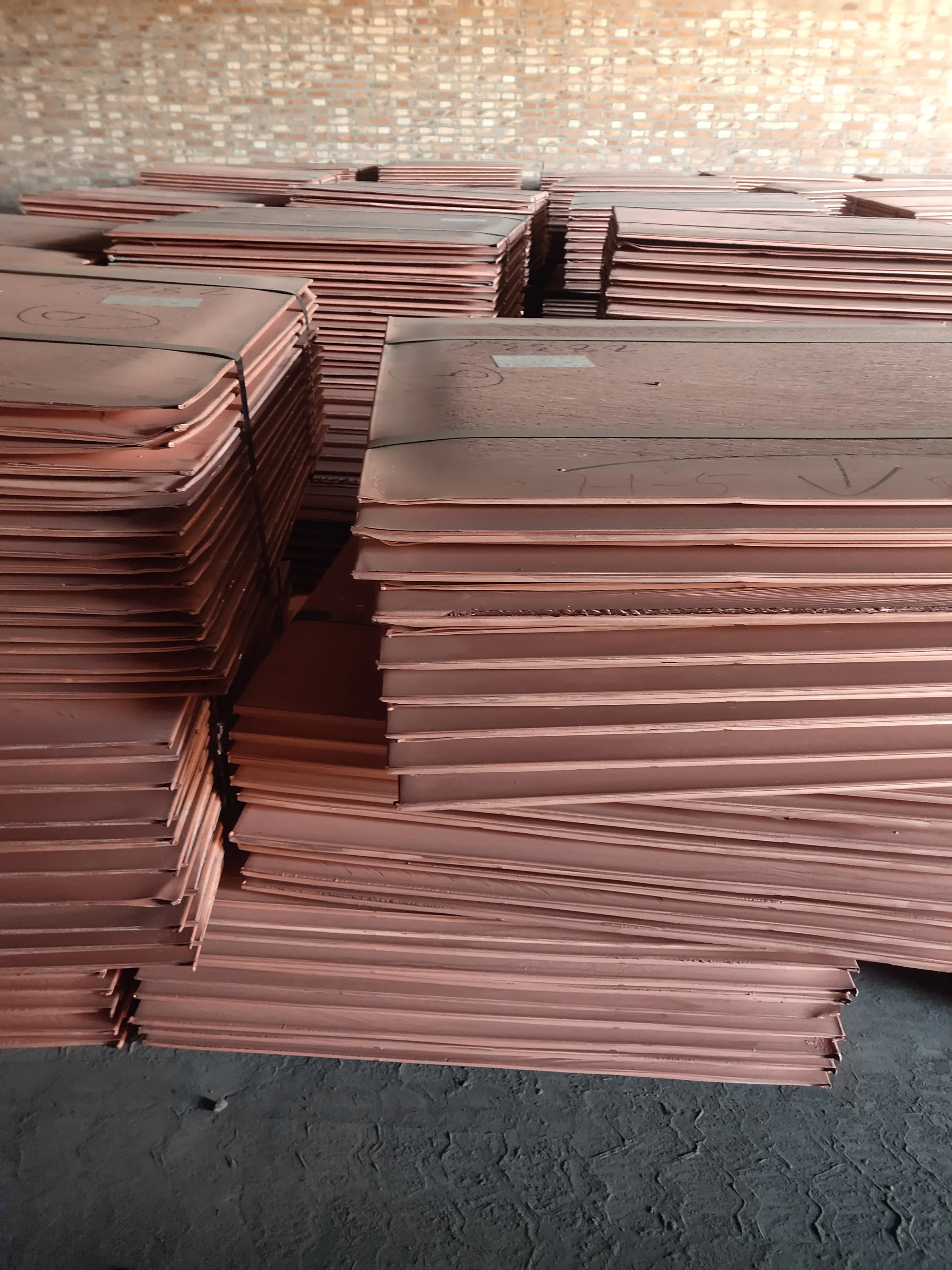Factory Supply Directly 99.99% Grade Electrolytic Copper Cathodes Sheet Plate