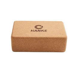 Custom Logo High Quality Natural Eco-friendly  Durable 3*6*9 Inch Sports Fitness Cork Yoga Block  for Yoga Club