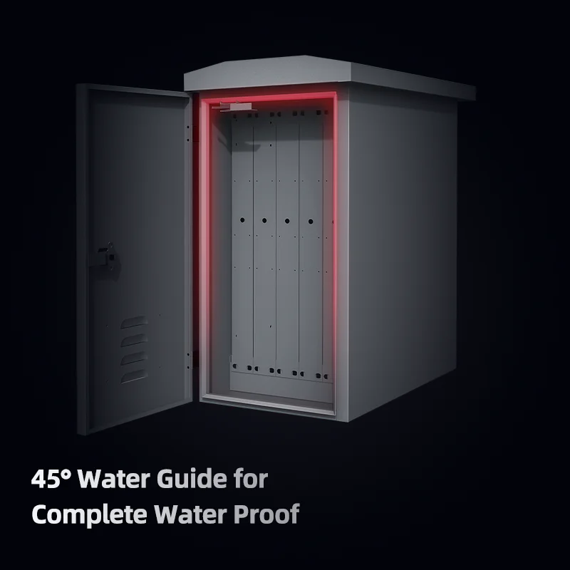 N Solar Battery Router Enclosure Iron Box For Hikvision CCTV Camera Waterproof Outdoor Electrical Enclosure