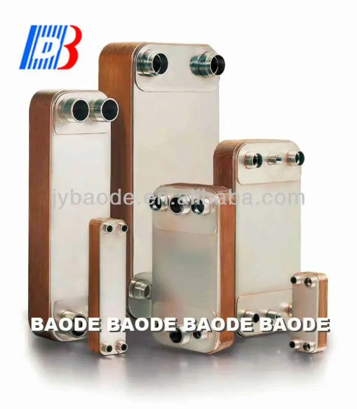 Heat pump AC500 AC502 BL210 HVAC brazed plate heat exchanger dual system