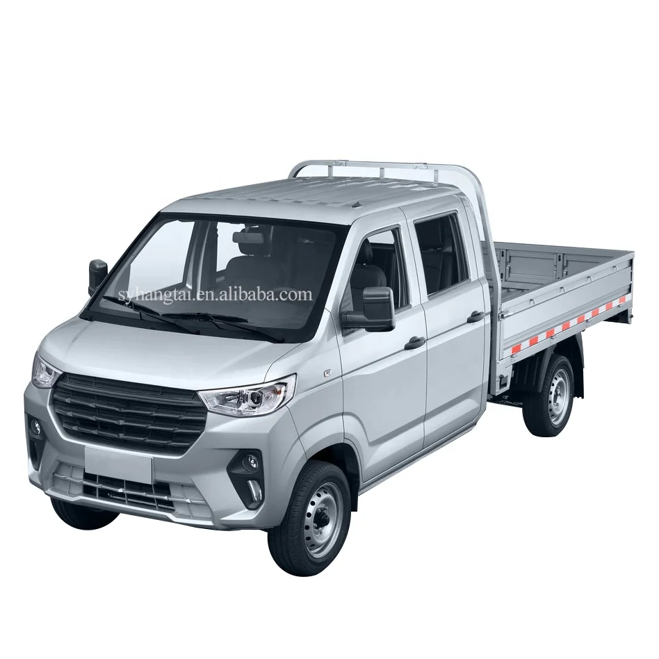 Customized New Energy Mini Double Row Cargo Truck Gas CNG Fuel Maximum Load 1500kg 5MT Transmission