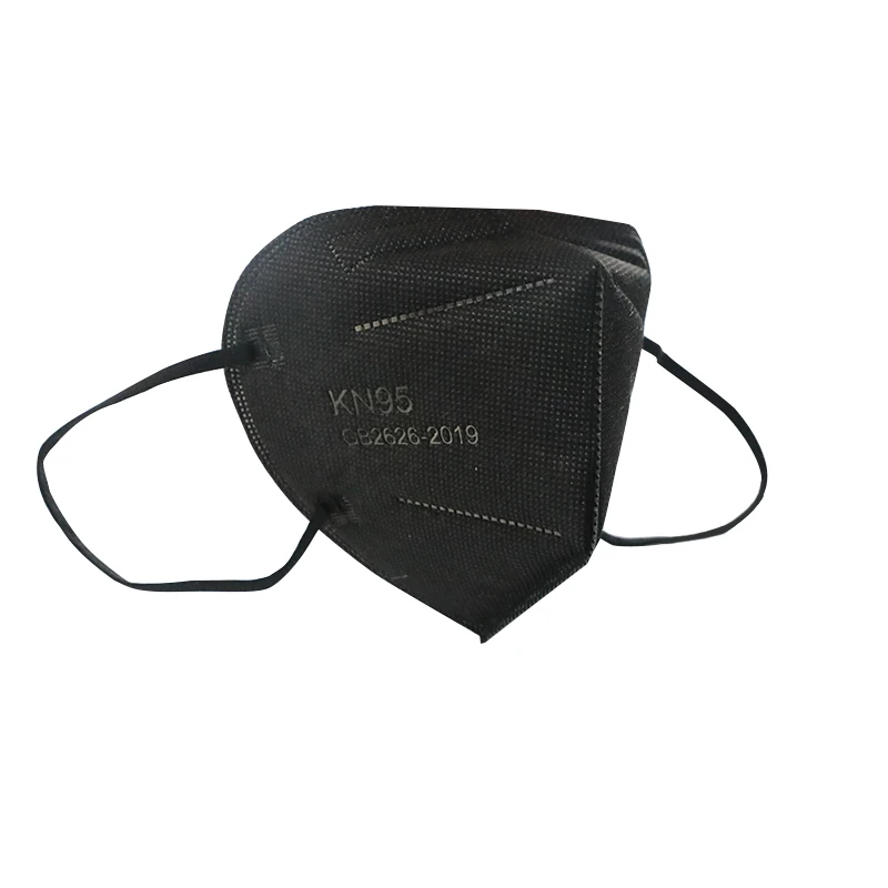 ZHONGJIANLE, новый год, пользовательский принт, маски для лица FFP2, оптовая продажа, одноразовые черные хлопковые маски KN95 для детей