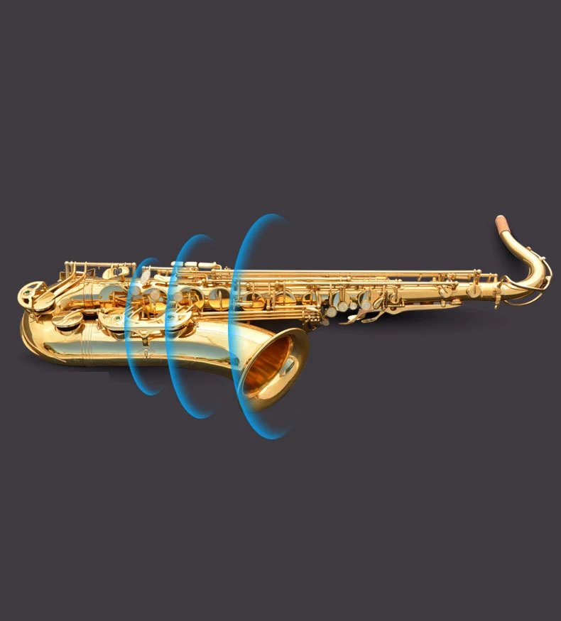 Золотой лак Аксессуары для инструментов Китай Sax профессиональный тенор саксофон