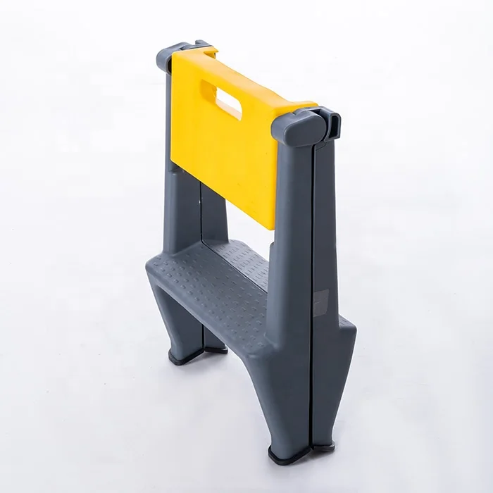 New product plastic folding mobile ladder for easy carrying