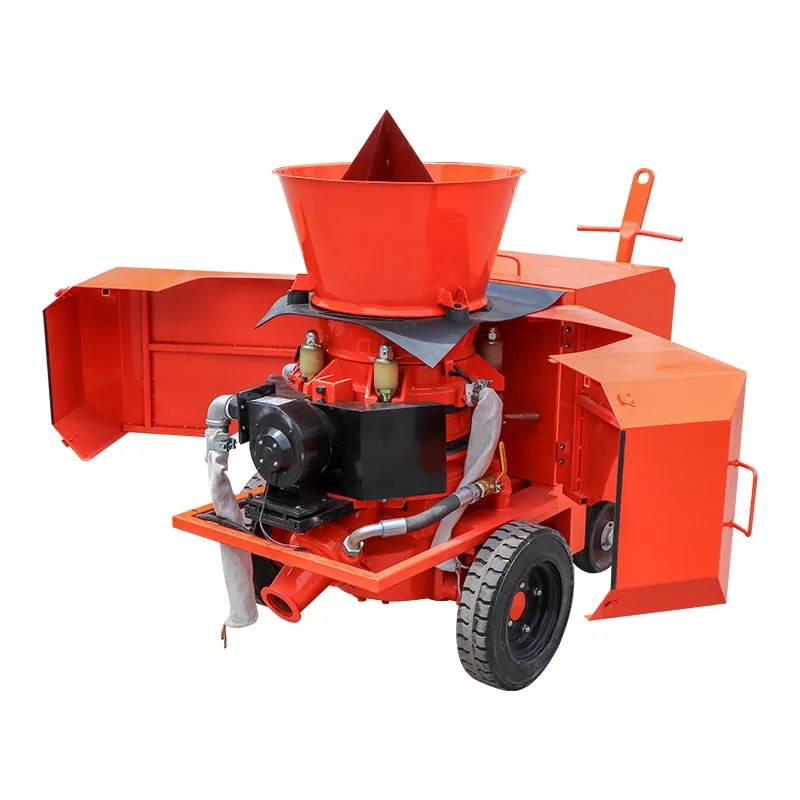 Electric Dry  Refractory Spray Shotcrete Gunning Machine Sales