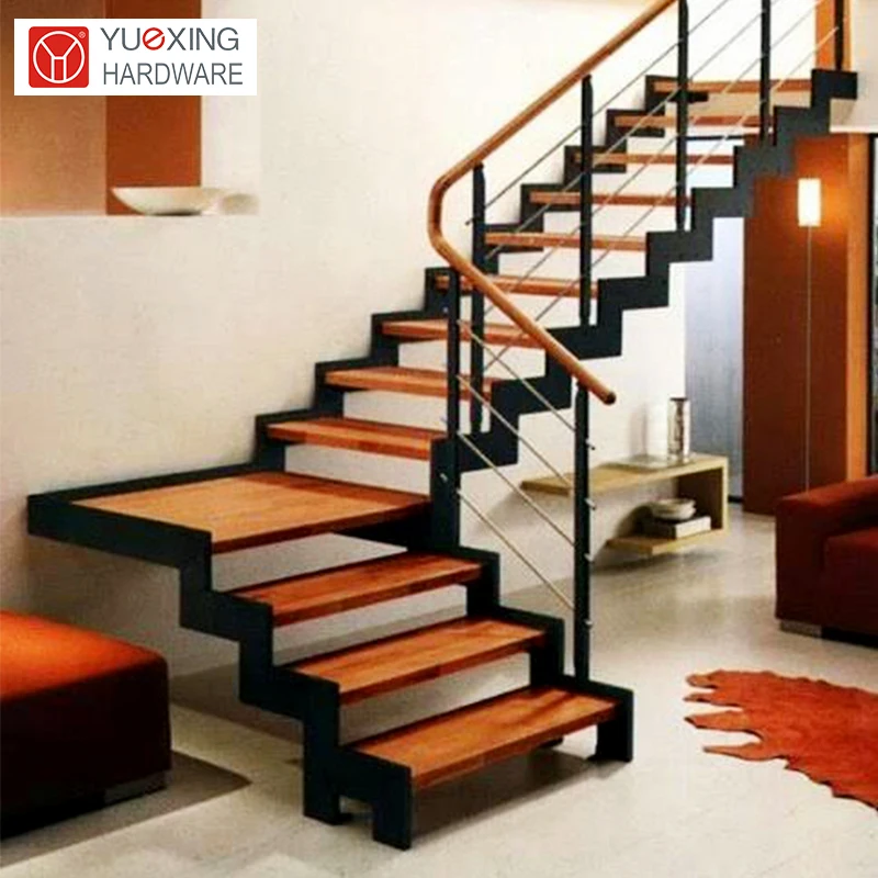 Customizable and durable switchback staircase for architects and designers wood marble glass steps zig zag straight stairs