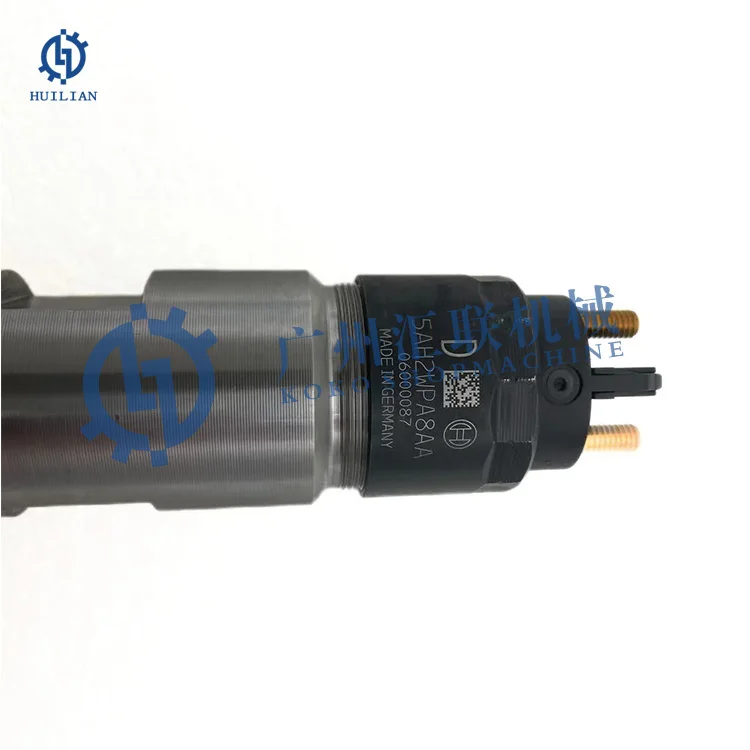EC140 EC210 EC350 Excavator Parts D4D D6E D8K Engine Genuine Fuel Injector 0432193486 0445120067 0445124042