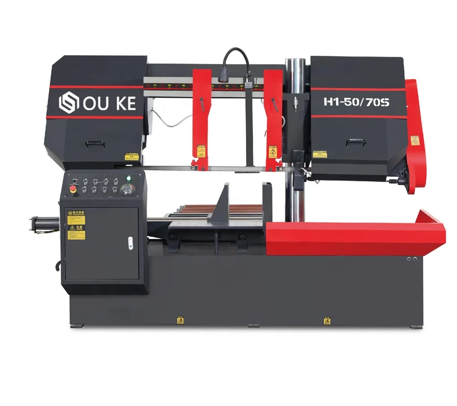 Automatic Scrap Metal Cable Crusher New Copper Wire Recycling Shredder Hydraulic Tension Gear Manual Band Band Saw Machines