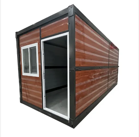 Fast Build Foldable Garage Type For Mobile Community Construction Sites Folding Container House