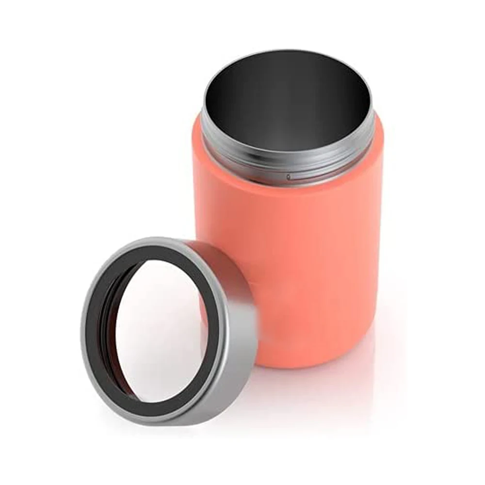 Reusable Insulated Double Wall Shaped Beer Can Cooler Steel Stainless Steel Koozie Can Cooler