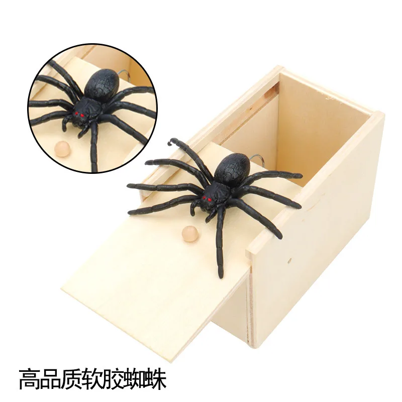 Hot Spider Surprise Box Joke Fun Scare Prank Gag Gifts Kids Adult Toys Tricky Toy