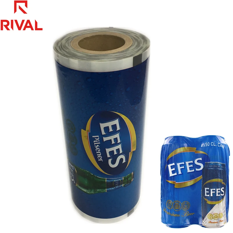 Цветные LDPE пластиковые упаковки обруча Полиэтиленовая термоусадочная пленка из ПВХ термоусадочная пленка