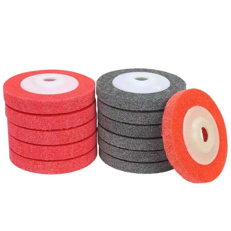 4 inch BSA nylon wheel polishing 100mm fiber wheel hand grinder angular disc stainless steel grinding wheel