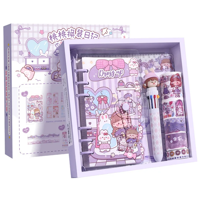 Набор записных книжек и ручек в твердом переплете