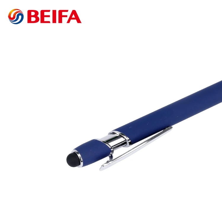 Custom Printing Multi Function Retractable Stylus Pen Promotional Ballpoint Pen With Logo