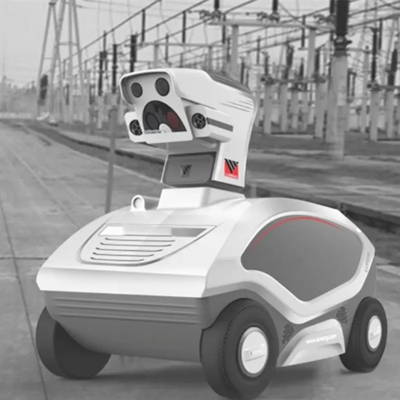Uwant UGV-8 коммерческий патрульный робот с искусственным интеллектом и системой внутренней связи для обеспечения безопасности