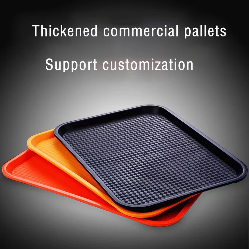serving tray plastic serving tray fast food trays durable rectangular without handle convenient